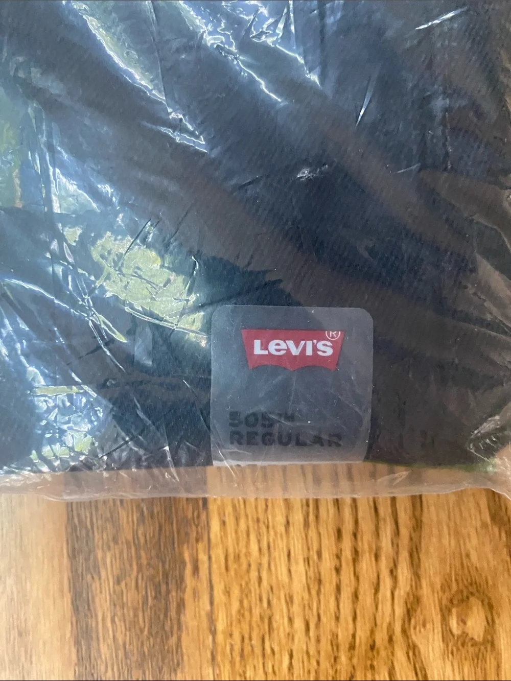 NWT Men's Levi's 505 Regular jean black 42 X 34 Big and Tall zip fly straight
